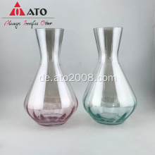 Klare Glasblume Vase dekorativ